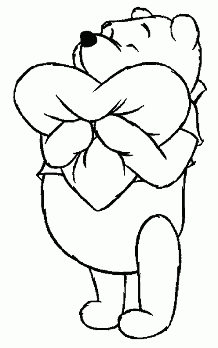 pooh-hugging-pillow-coloring-page